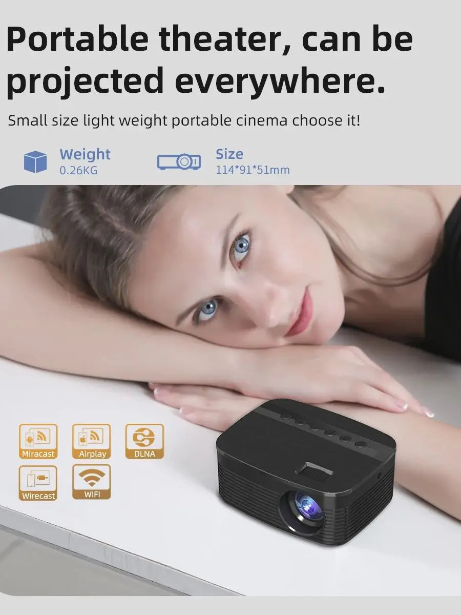 [XIAOQIAODZ] Portable Mini Home Projector