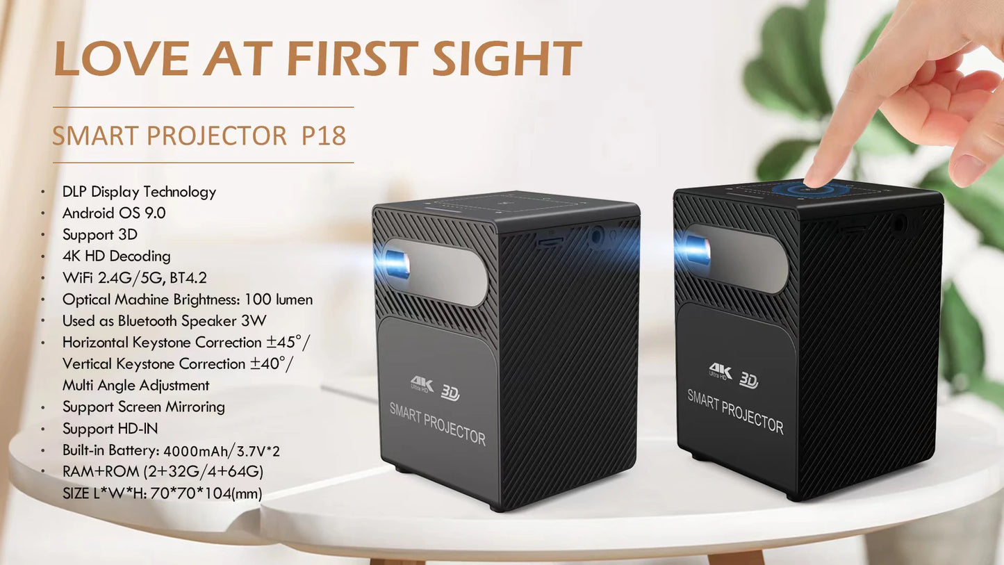 [XIAOQIAODZ] Portable Mini Home Projector