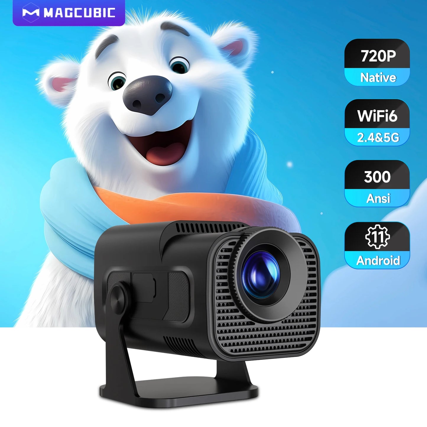 [Magcubic] HY320 Mini Portable Projector