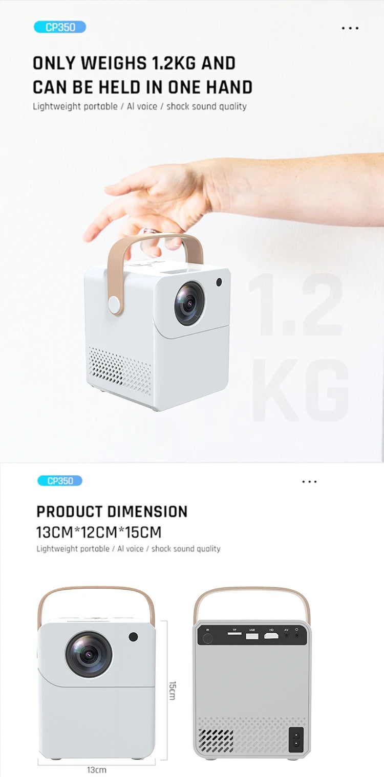 [XIAOQIAODZ] Portable Mini Home Projector