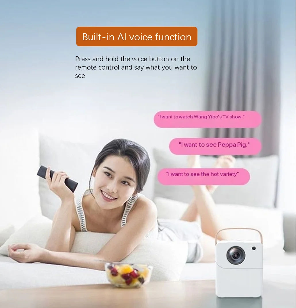 [XIAOQIAODZ] Portable Mini Home Projector