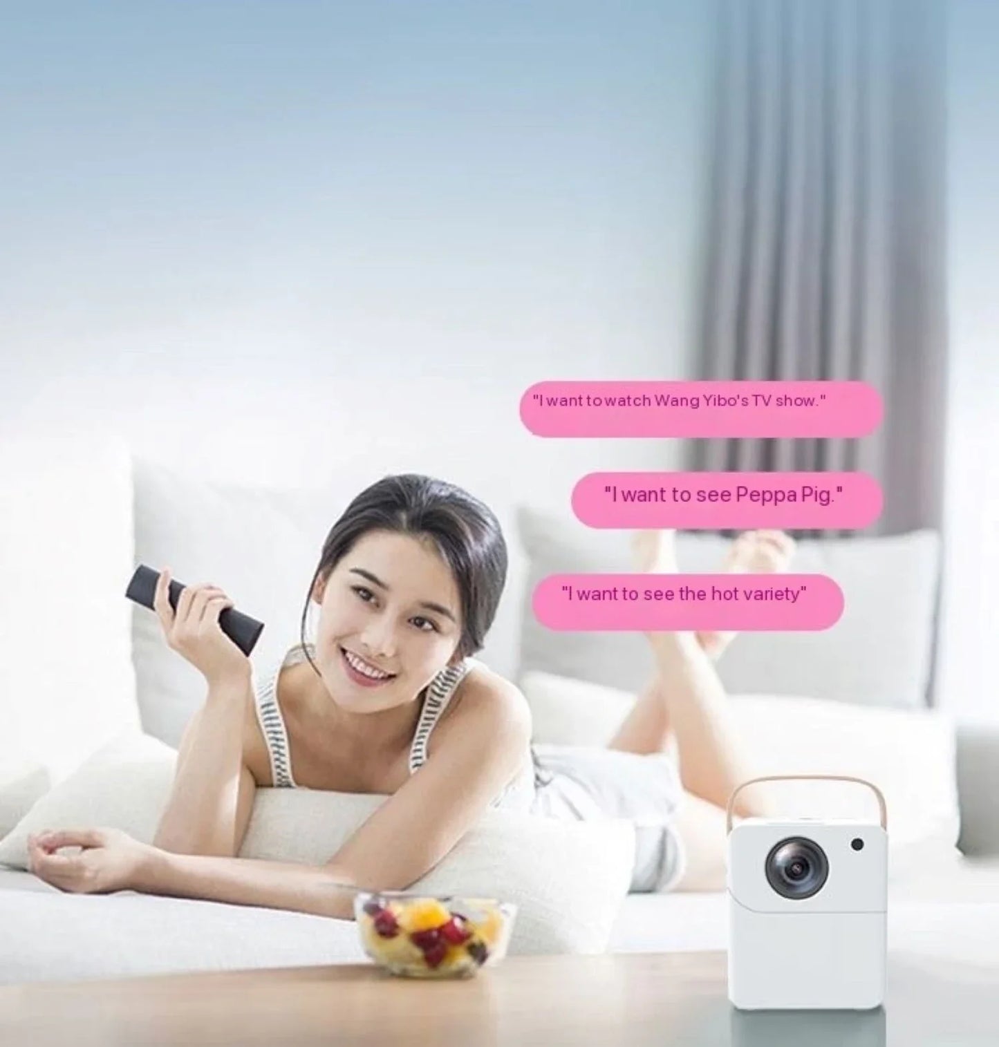 [XIAOQIAODZ] Portable Mini Home Projector